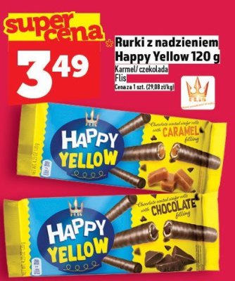 Rurki z nadzieniem Happy Yellow 120 g promocja w TOPAZ