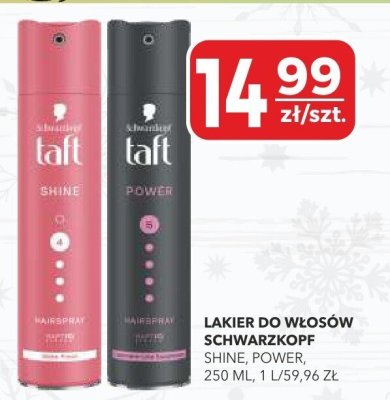 Lakier do włosów Schwarzkopf Taft Power promocja w Top Market