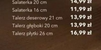 Talerz deserowy Almond Blue 21 cm promocja w Nela