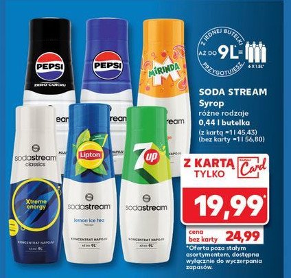 Syrop energy Sodastream promocja