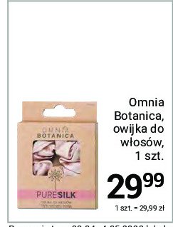 Owijka do włosów puresilk różowa OMNIA BOTANICA promocje