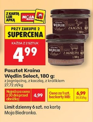 Pasztet z jagnięciną promocja w Biedronka