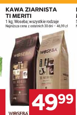 Kawa Woseba ti meriti crema e aroma promocja w Stokrotka