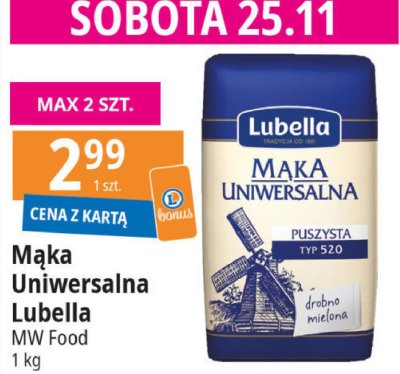 Mąka uniwersalna Lubella mąka puszysta promocja