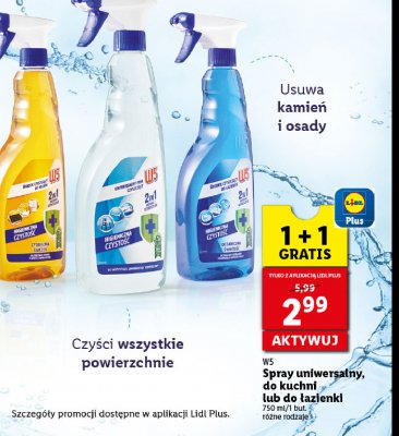 Spray higieniczna czystość uniwersalny W5 promocja