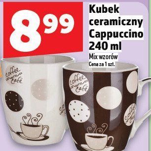 Kubek ceramiczny Cappuccino 240 ml promocja w TOPAZ