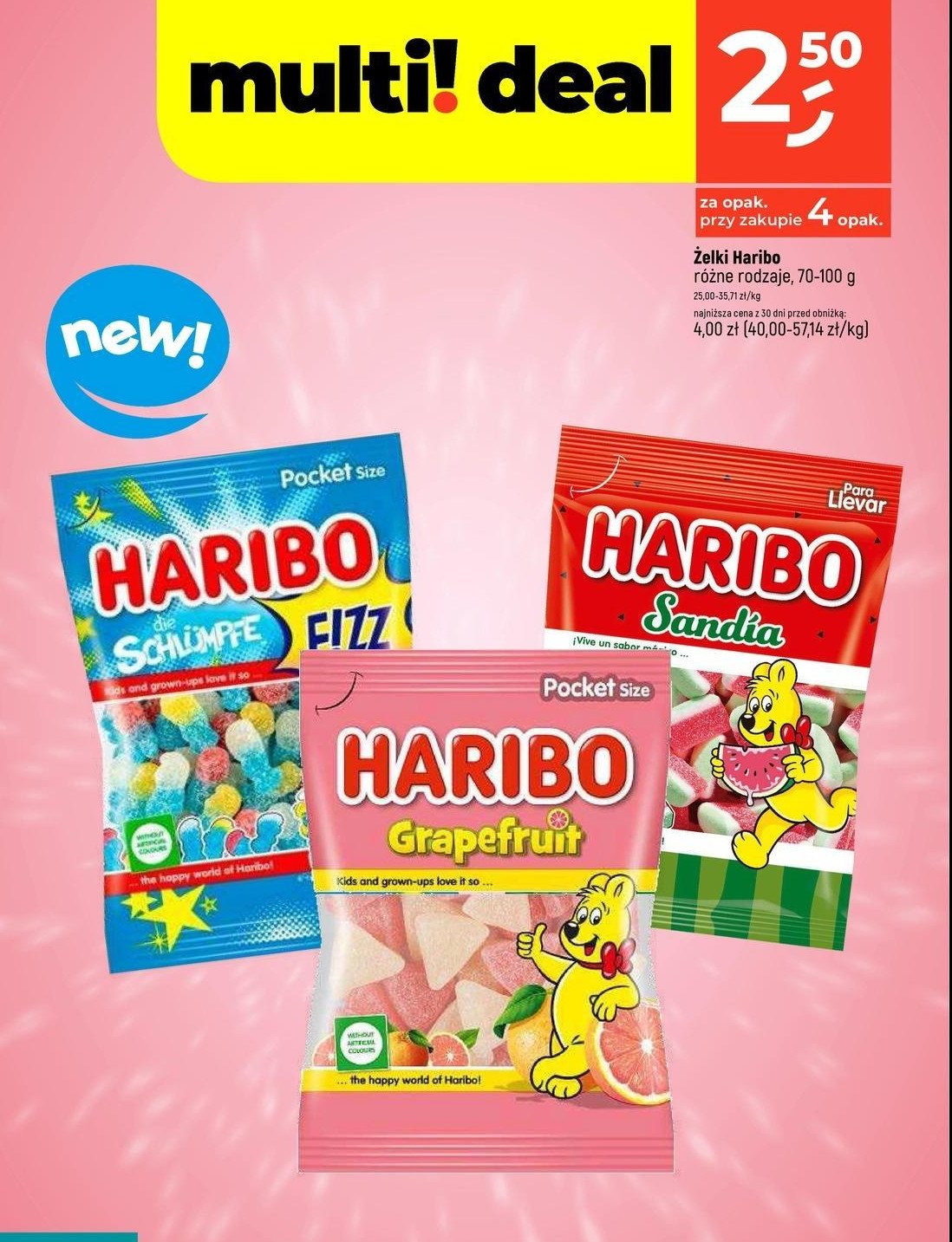 Żelki sandia Haribo promocja