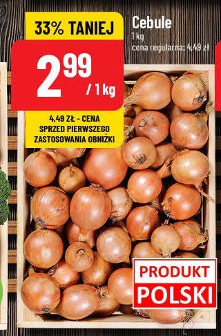 Cebula promocja w POLOmarket