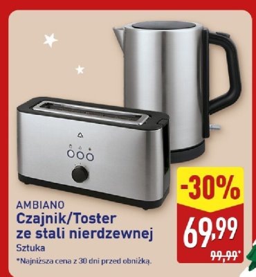 Toster ze stali nierdzewnej promocja w Aldi