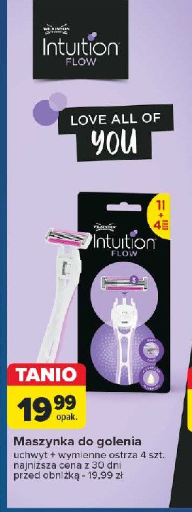 Maszynka do golenia Wilkinson intuition flow promocja