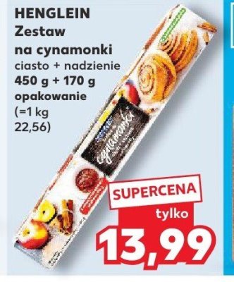 Zestaw na cynamonki: ciasto + nadzienie promocja w Kaufland