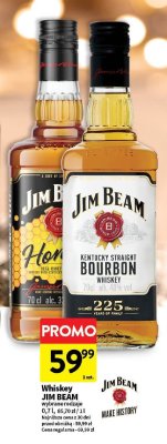 Whiskey JIM BEAM wybrane rodzaje promocja w Intermarche