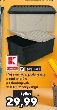 Pojemnik z pokrywą 40 l K-classic promocja
