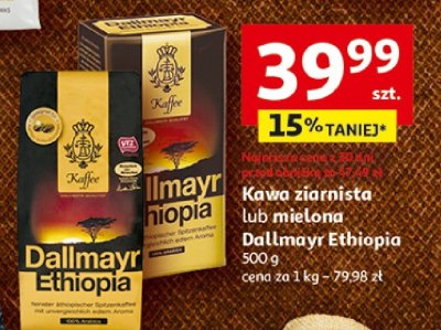 Kawa ziarnista promocja w Auchan