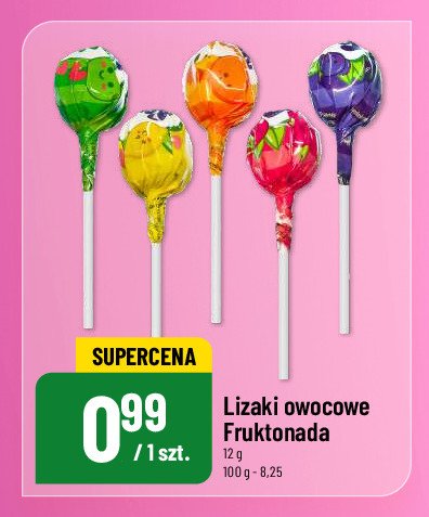 Lizak owocowy Fruktonada promocja