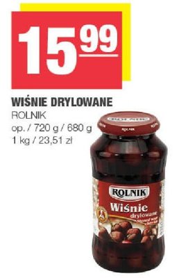 Wiśnie drylowane Rolnik promocja w SPAR