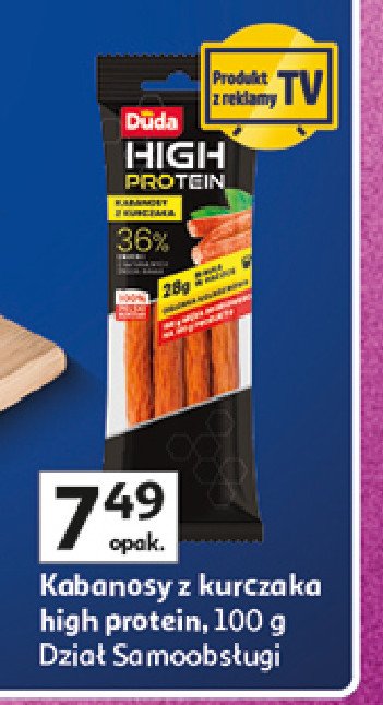 Kabanosy z kurczaka Silesia duda high protein promocja