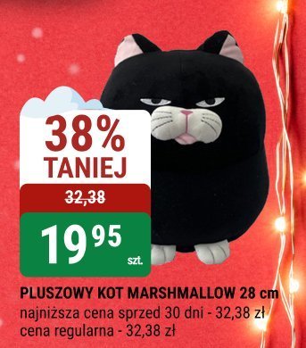 Pluszowy kot Marshmallow 28 cm promocja w bi1