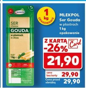 Ser gouda plastry Mlekpol promocja