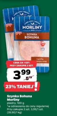 Szynka Bohuna Morliny promocja w Netto