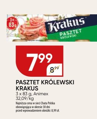 PASZTET KRÓLEWSKI KRAKUS promocja w Chata Polska
