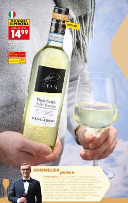 Wino Pinot Grigio Uvam promocja w Biedronka