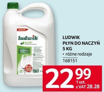Płyn do naczyń Ludwik 5kg promocja w Selgros