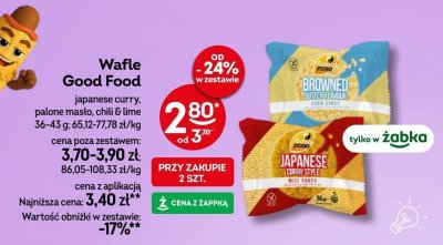 Wafle Good Food japanese curry, palone masło, chili & lime promocja w Żabka