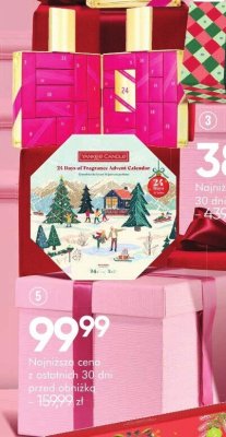 Kalendarz adwentowy YANKEE CANDLE ze świeczkami zapachowymi tealight 24 szt. + świecznik promocja w Super-Pharm
