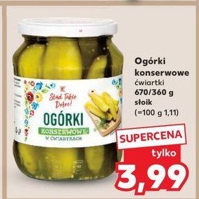 Ogorki konserwowe K-classic stąd takie dobre! promocja