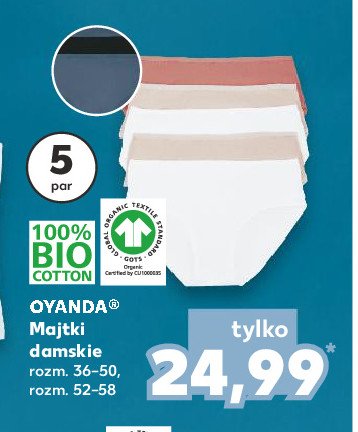 Majtki damskie 52-58 Oyanda promocja