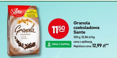 Granola czekoladowa Sante promocja w Żabka