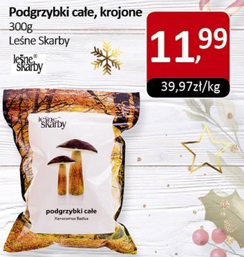 Podgrzybki całe, krojone Leśne Skarby promocja w Market Point