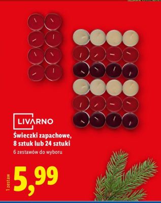 Świeczki zapachowe LIVARNO promocja w Lidl