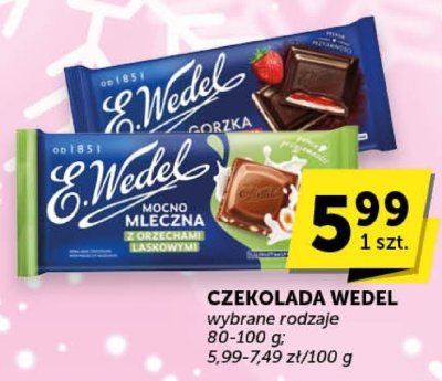 Czekolada Wedel Mocno Mleczna promocja w Euro Sklep