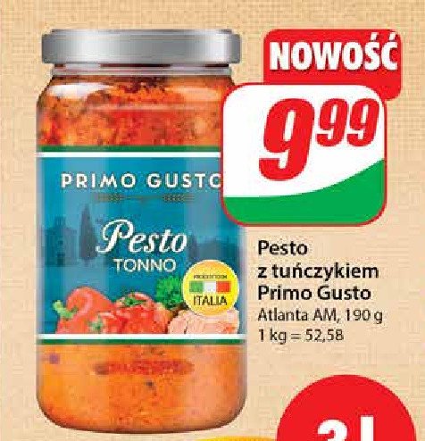 Pesto tonno Melissa primo gusto promocja