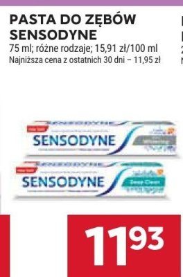 Pasta do zębów Sensodyne promocja w Stokrotka