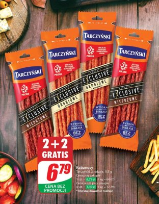 Kabanosy drobiowe Tarczy艅ski Exclusive promocja