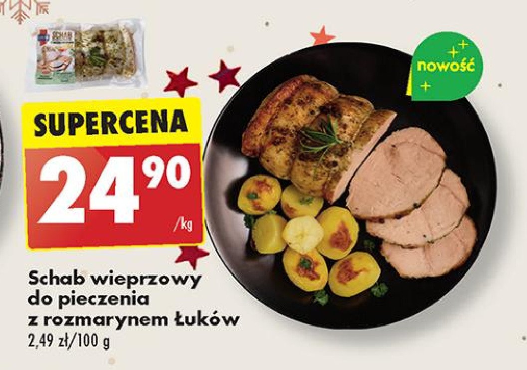 Schab wieprzowy z rozmarynem Łuków promocja