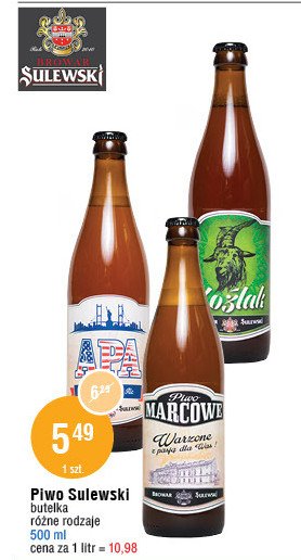 Piwo Sulewski marcowe warzone promocja