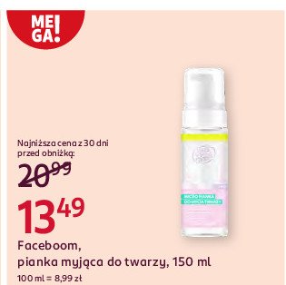 Pianka do mycia twarzy Face boom promocja w Rossmann