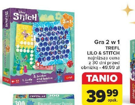 Gra 2w1 lilo & stitch Trefl promocja w Carrefour