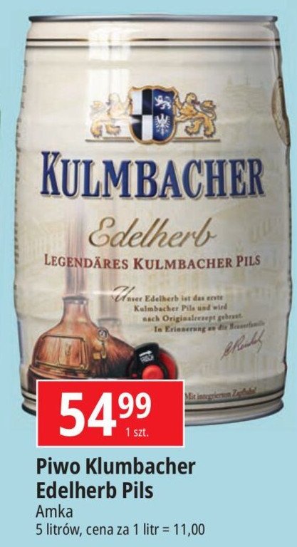 Piwo Kulmbacher pils promocja