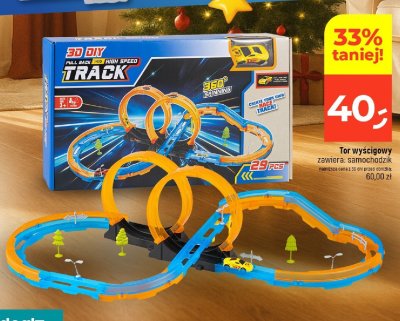 Tor wyścigowy 3D DIY Track High Speed zawiera: samochodzik promocja w Dealz