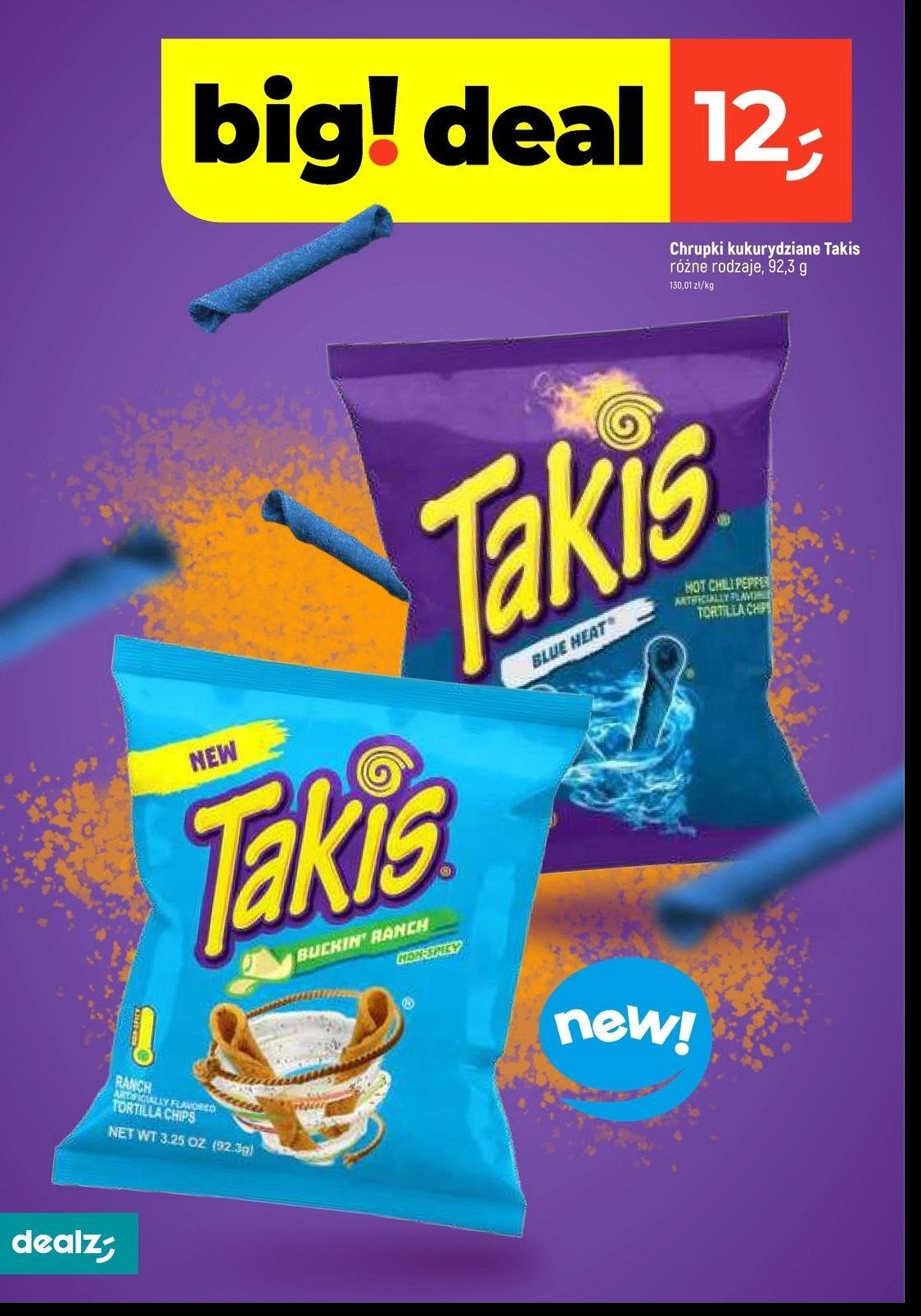 Chrupki buckin ranch Takis promocja