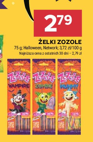 Żelki vampire Zozole promocja w Stokrotka