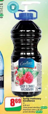 Syrop malinowy Excellence promocja w Dino