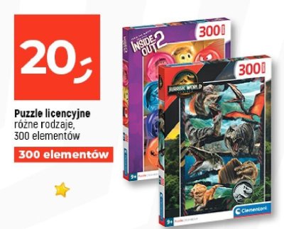 Puzzle licencyjne różne rodzaje 300 elementów promocja w Dealz