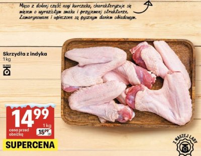 Skrzydła z indyka promocja w Delikatesy Centrum