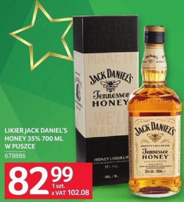 Likier Jack Daniel's Honey 35% 700 ml w puszce promocja w Selgros